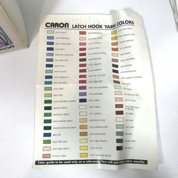 Vintage Latch Hook Rug Kit with Tool JESUS - Picture 9 of 13